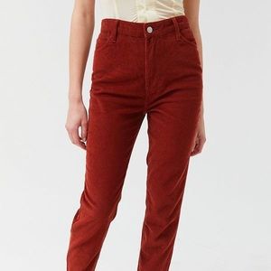 Urban Outfitters BDG Color Corduroy High-Waisted Mom Pant